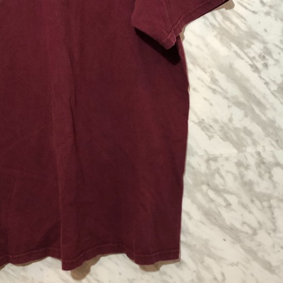 Obey Graphic T-Shirt Maroon Red Size XL - Picture 7 of 7
